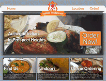 Tablet Screenshot of joyindianrestaurant.com